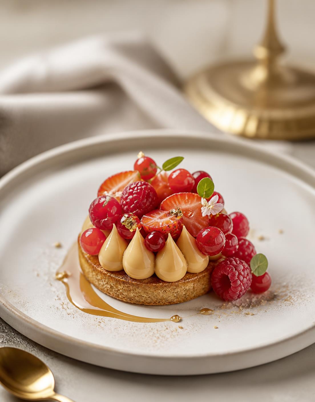 Desserts maison réalisés par le chef Raphaël Rolland